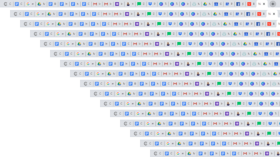 All the tabs are open!